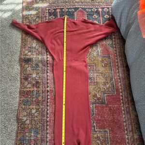 Elegant Red Midi Dress